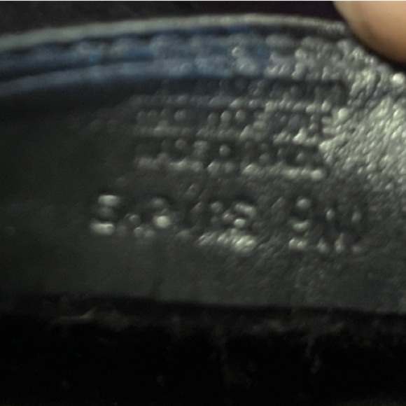 ANTONIO MELANI Women’s Black Leather Slip-On Loafers 9 - Picture 6 of 9